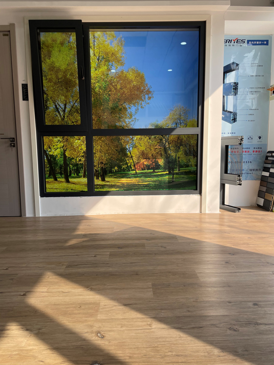 5mm Wood Grain SPC Flooring Unilin Click Beach Sunset Burlywood Eco Friendly GKBM MJ-W6003