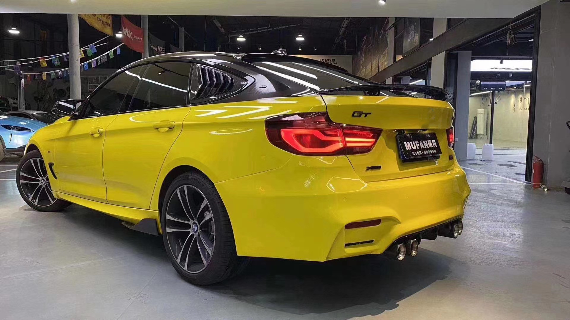 PP Plastic Material F34 3 Series GT 320 330 328i Body Kit F34 Upgrade M4 Style Front and Rear Bumper