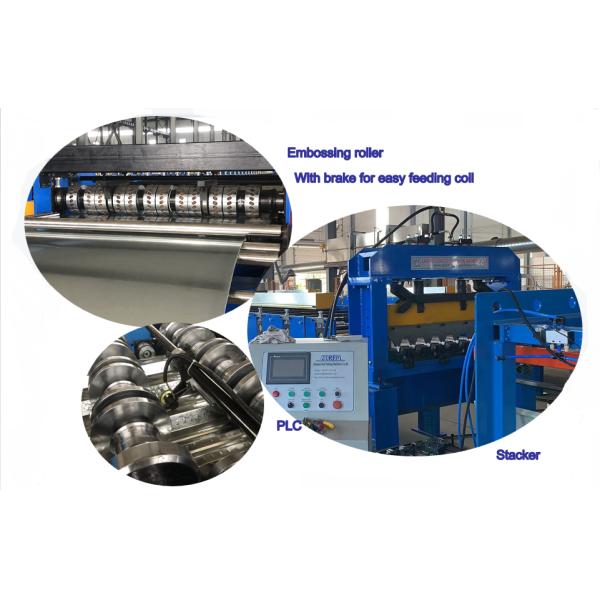 1.2mm Galvanized Steel Floor Decking Forming Machine 28 Rolling Stations