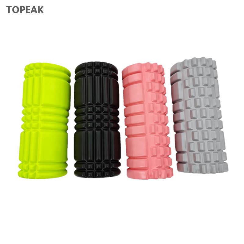 Hollow Grid EVA Yoga Roller 36" 18" 12" Muscles Neck Tissue Pink