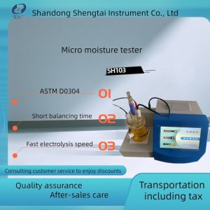 Buy cheap SH103 Trace Moisture Meter GBT11133 Double Circuit Balance Titration product