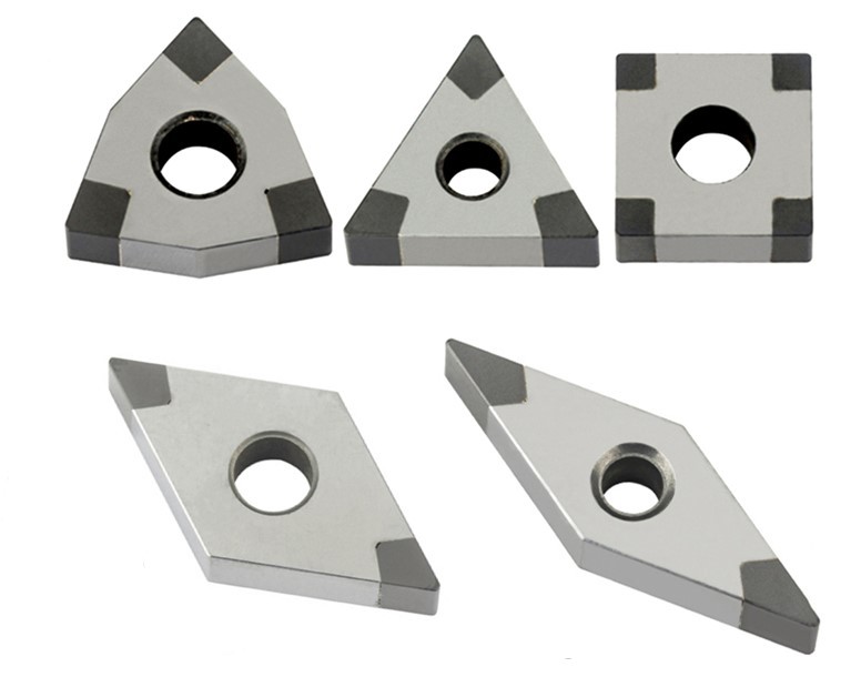 TNGA160404 PCD Al2O3 Coated PCD CBN Insert For Triangle Shape And Customized Needs