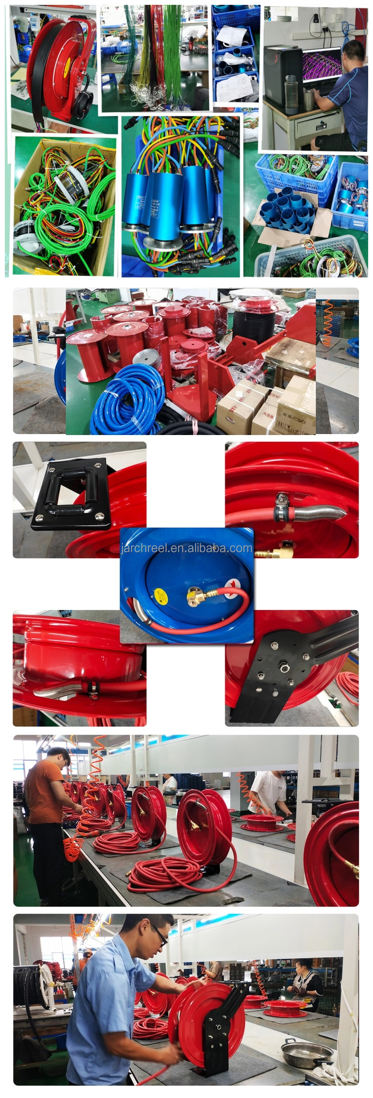 T2-T2 End 16A 32A Retractable Cable Reel For Ev Cable