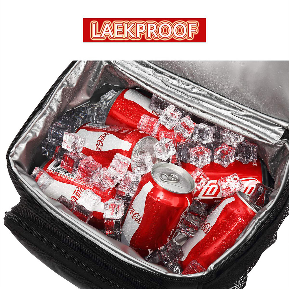 Office Work School Picnic Beach Leakproof Cooler Tote Bag with Shoulder