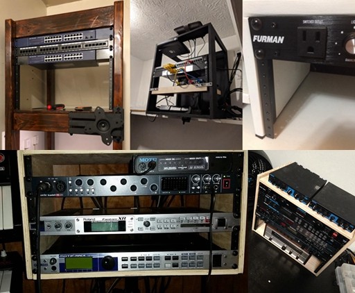 Space Network Metal Rack Enclosures with Punch-Out Holes and Powder Coated Protection