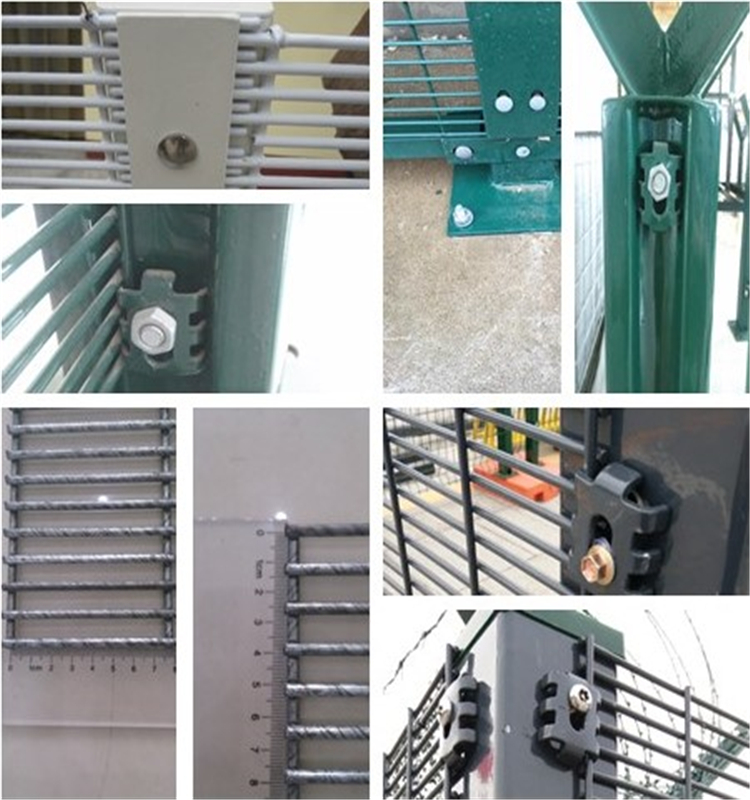 Small Opening 358 3.0mm Anti Climb Security Fencing
