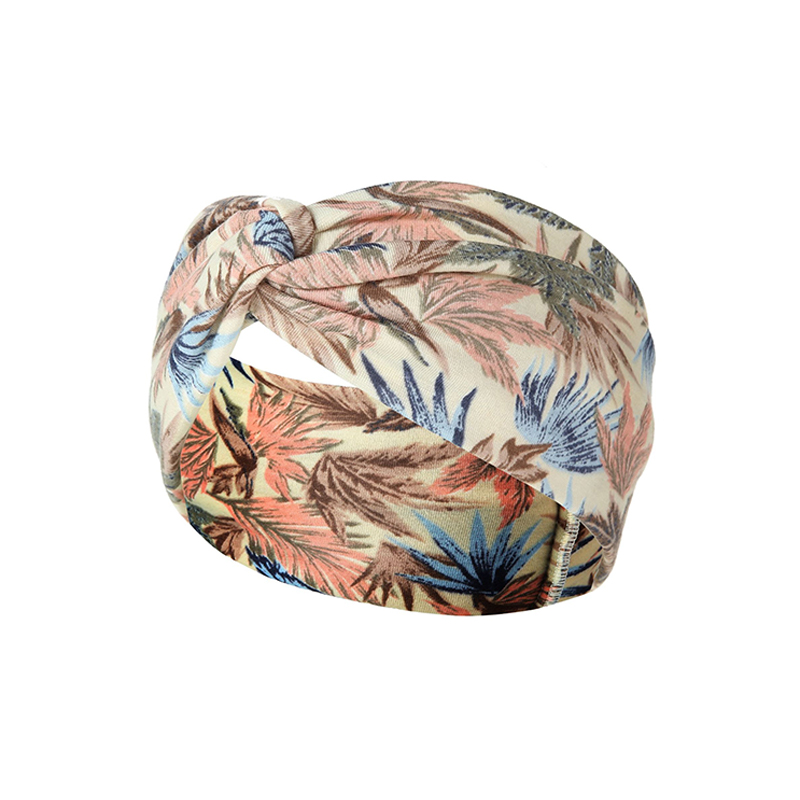 100% Polyester Women Head Scarves Multicolor Custom Elastic Headbands