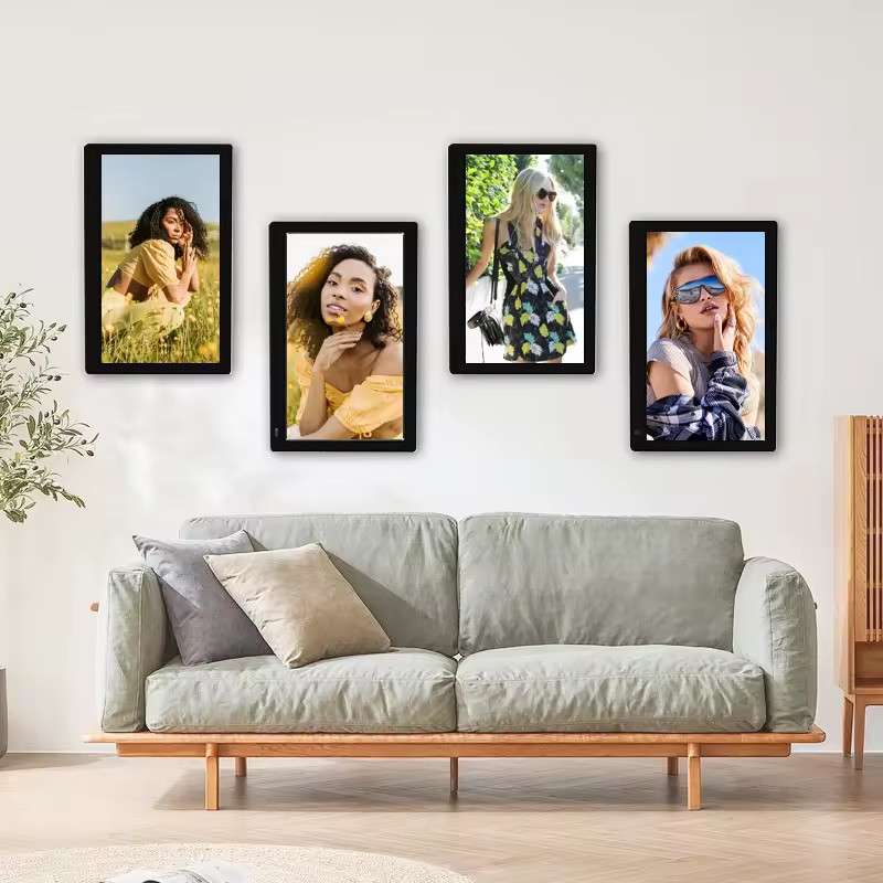 10.1inch Lightweight Digital Photo Frame with NFT Transparent Display and USB2.0 Port