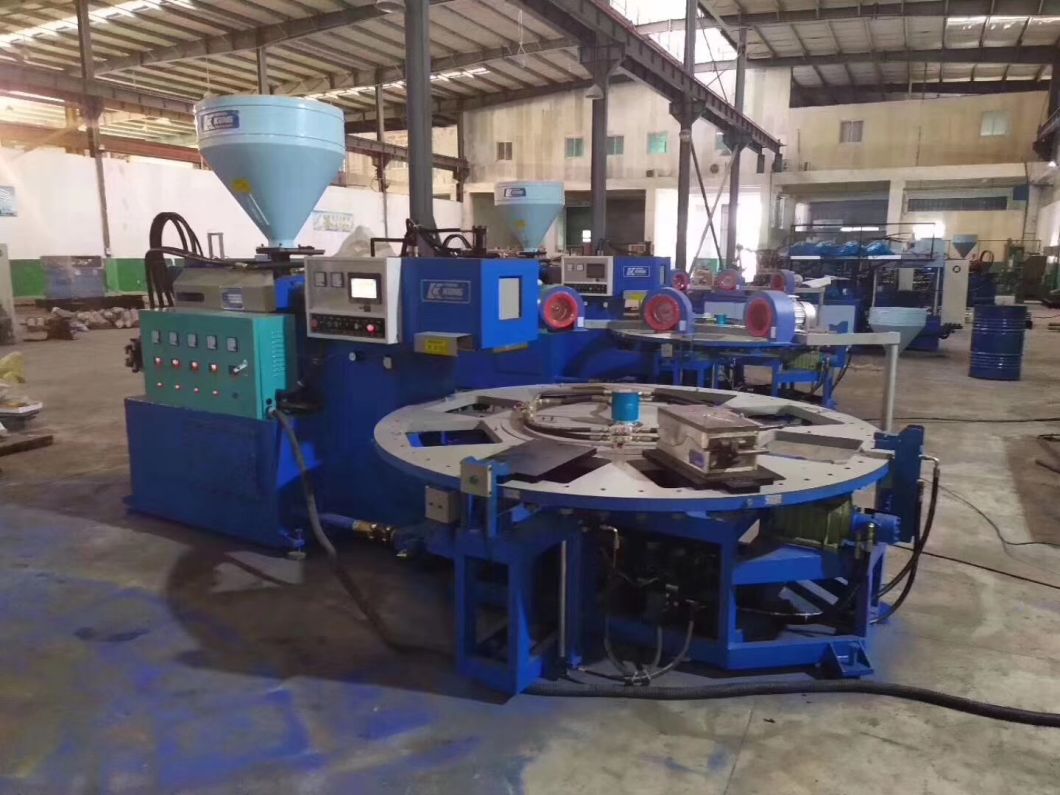 6 Stations Single Color PVC Airblowing Machine