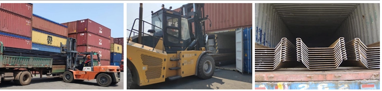 Q235 Q275 Q345 U Type Sheet Pile Type 2 400x100x10.5mm For Construction