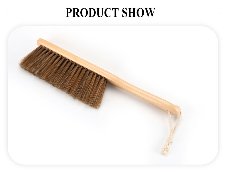 Customized Packaging Natural Wooden Handle Cleaning Brush Straight Shank For Household