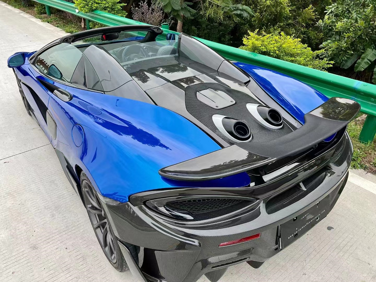 Auto Parts for McLaren 540c 570s 570gt Carbon Fiber Body Kit 540c 570s 570gt Upgraded 600LT Style Body Kit 600LT Spoiler