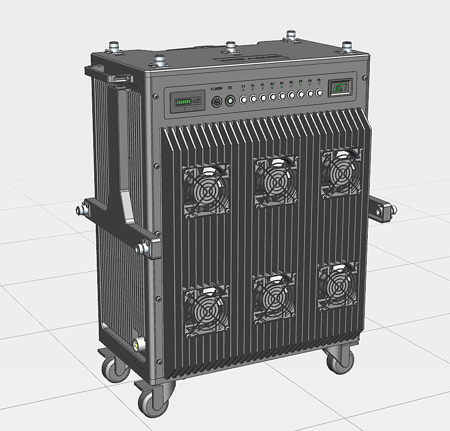 Army Project Bomb Signal Jammer Portable With 30m Jamming Distance