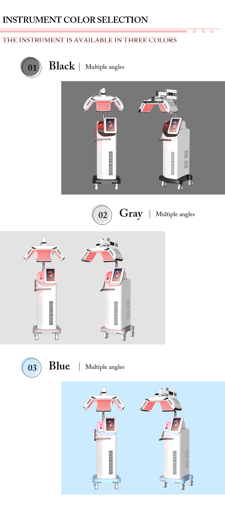660nm Diode Laser Hair Growth Machine , Anti Hair Loss Treatment Machine