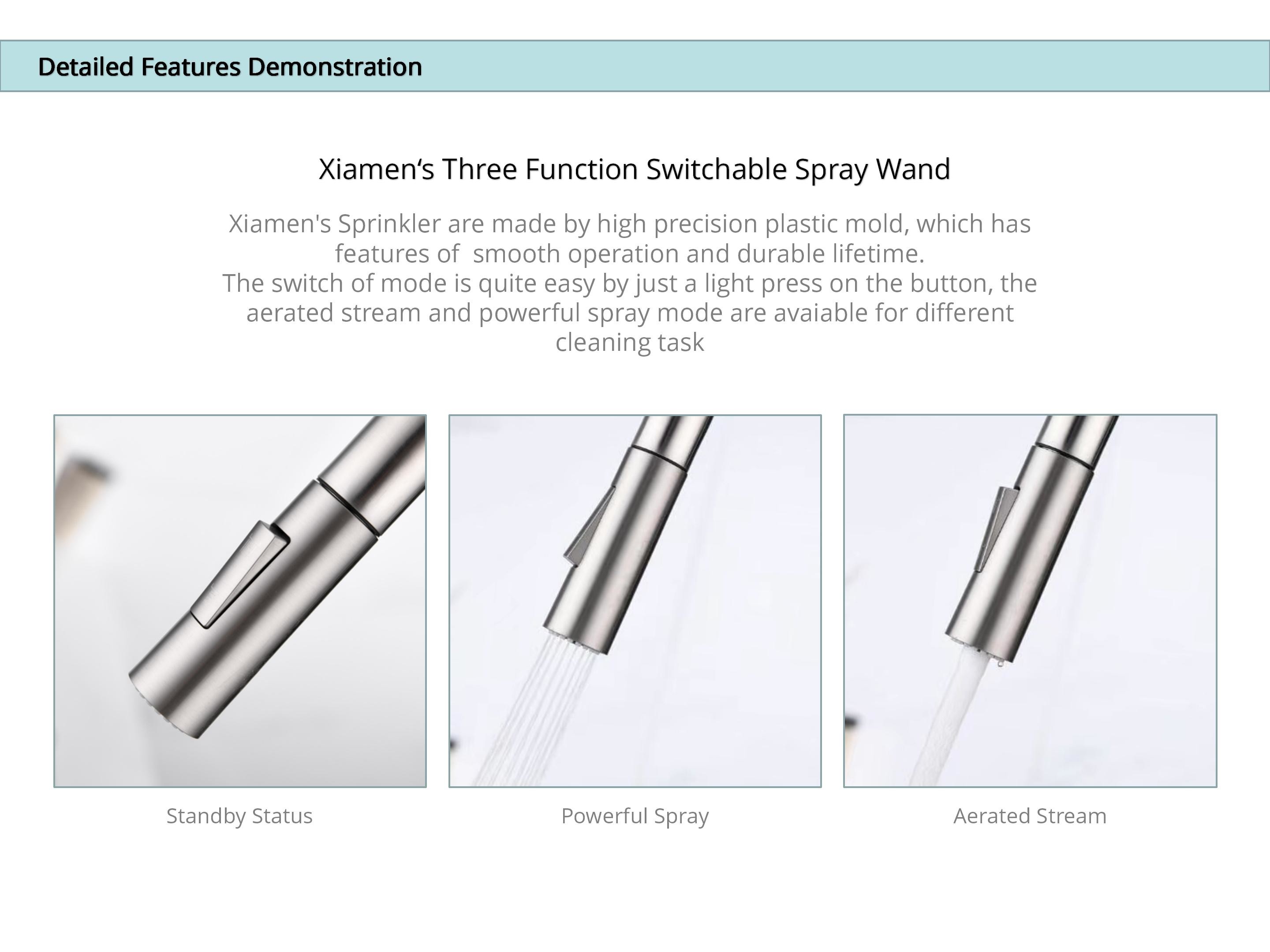Sus304 Stainless Steel Kitchen Sink Faucets