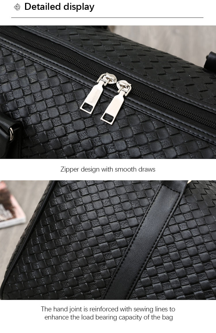 Luxury Tote Man Single Vegan Shoulder Hand Bag Business Sport Travel Bag