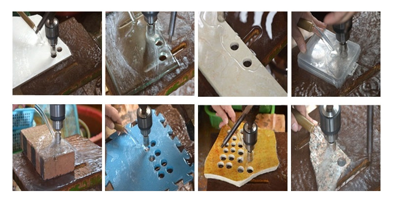 Electric drill hole saw Glass ceramic slate electroplating drill bits