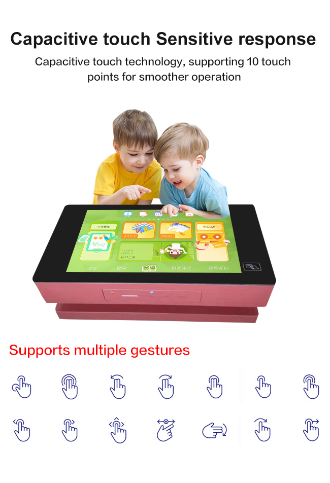 Interactive Touchscreen Desk Smart Touch Lcd Display Coffee Table For Business And Entertainment