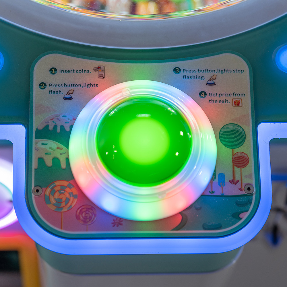Foldable Arcade Vending Machine , Lollipop Candy Game Machine For Kids