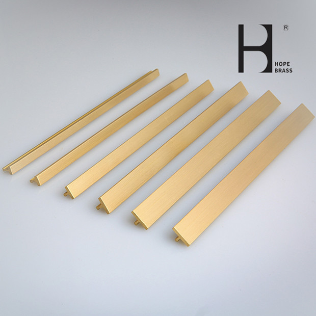 Golden Fadeless Brass T Shaped Channel C28000 T Section Tile Trim