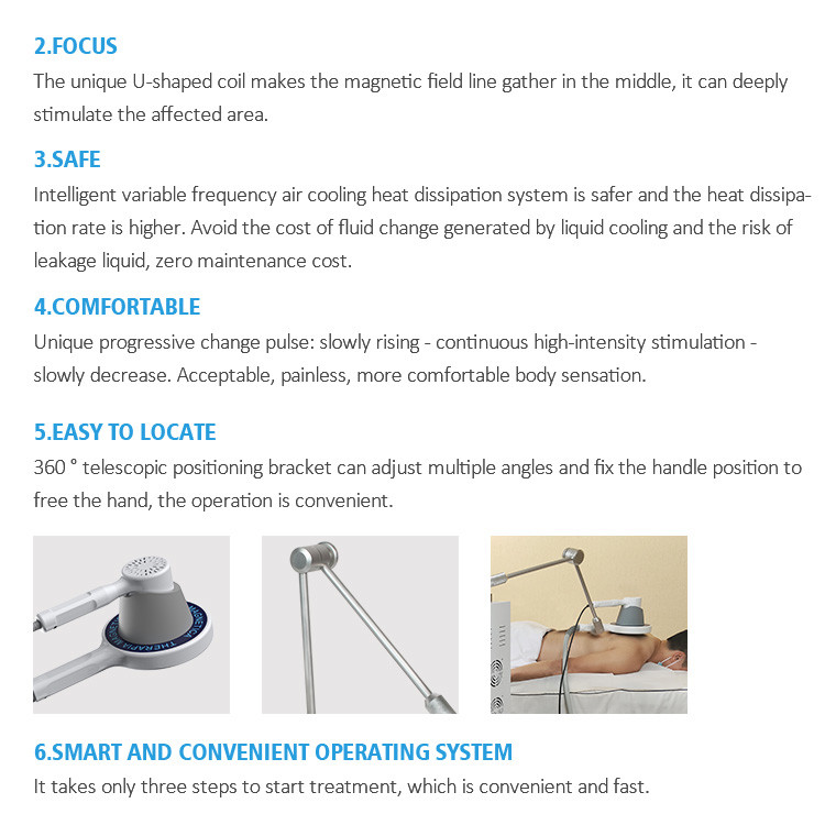 PEMF Pulsed Electromagnetic Field Therapy Machine For Chronic Pain Relief