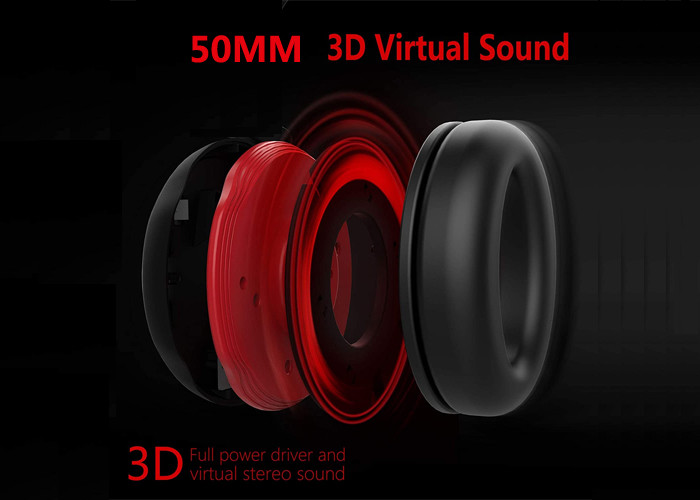 Low Latency 2.4G Wireless Gaming Headset 85dBm Stable Connection