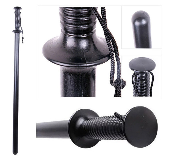 Anti Riot Control Spring Loaded Truncheon , 554g Police Collapsible Truncheon