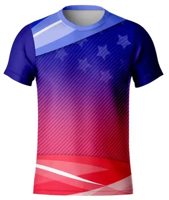 Custom Logo O-Neck Sublimation Printed T Shirts