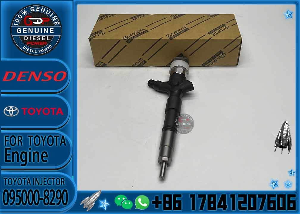 Genuine New Diesel Engine inyector Common Rail Fuel Injector 23670-0L050 095000-8290 0950008290 For Denso Toyota Hilux 1