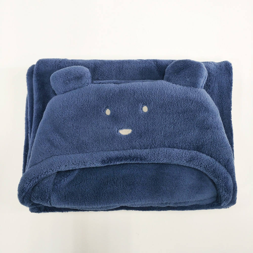 Coral Fleece Fabric Type Super Warm Newborn Baby Winter Blanket for Kids