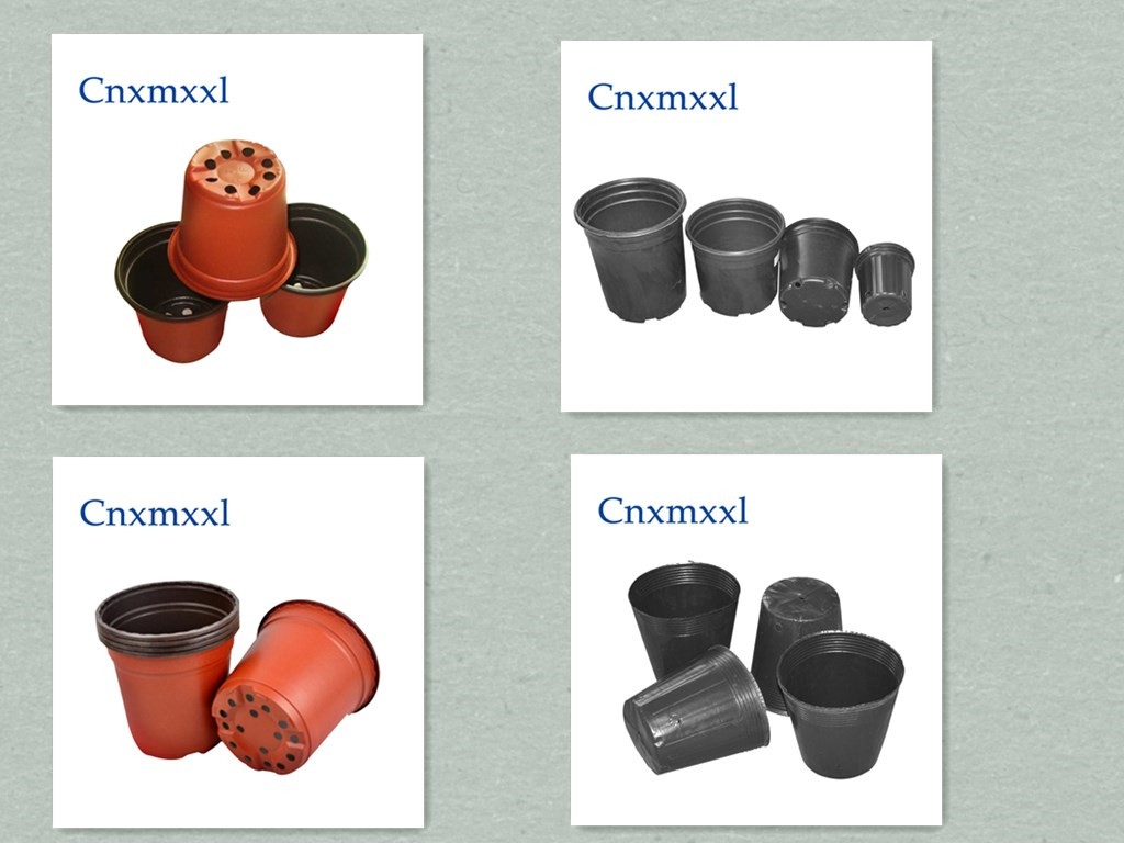 wholesale black plastic soft blister flower seeds pot for Garden supplies
