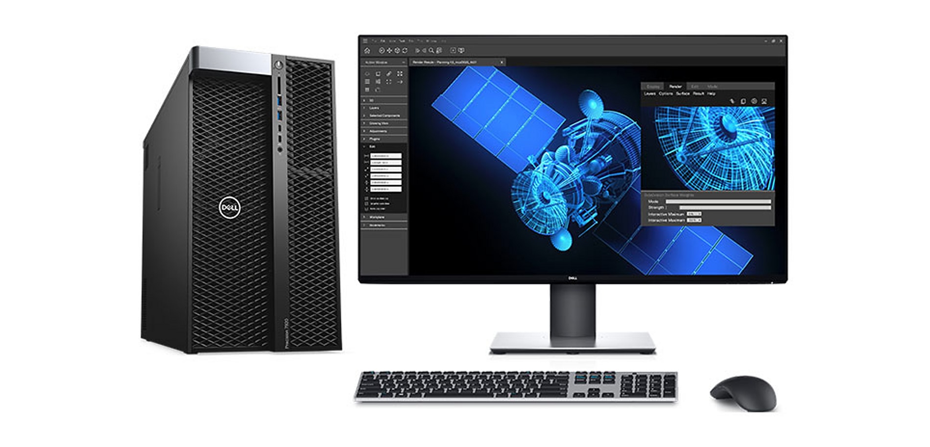 Dell T7920 Tower Workstation with Xeon 4112 Processor CPU 16G 2*500G 1400W PC Computer