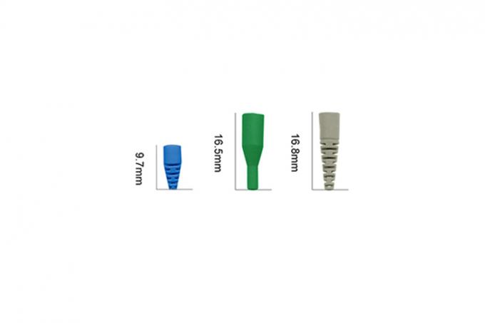 Compact Single Mode Simplex Optic Fiber Connector LC UPC APC 0.9mm FTTH Blue Green 2