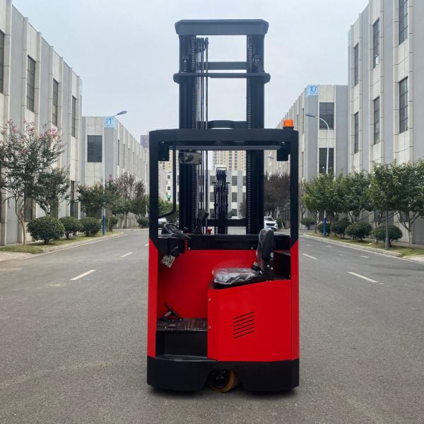 Full Electric Reach Forklift Truck 1.5t 3m Steering Wheel Cds 1530 Battery Reach
