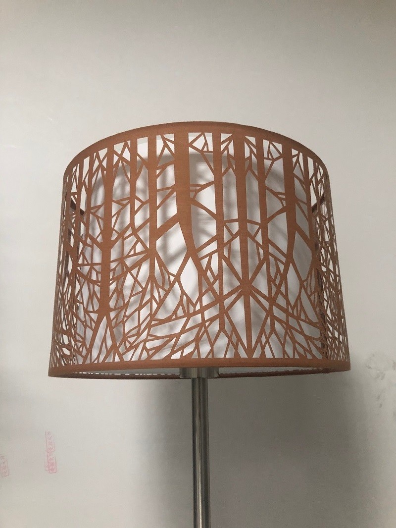 Hollow Tree Laser Cut Metal Lamp Shade White Inner 300*200MM