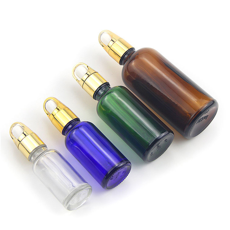 Stock Amber Glass Bottle for Essential Oil and Nail Polish 5ml10ml15ml20ml 30ml 50ml 100ml Surface Printing Screen Printing