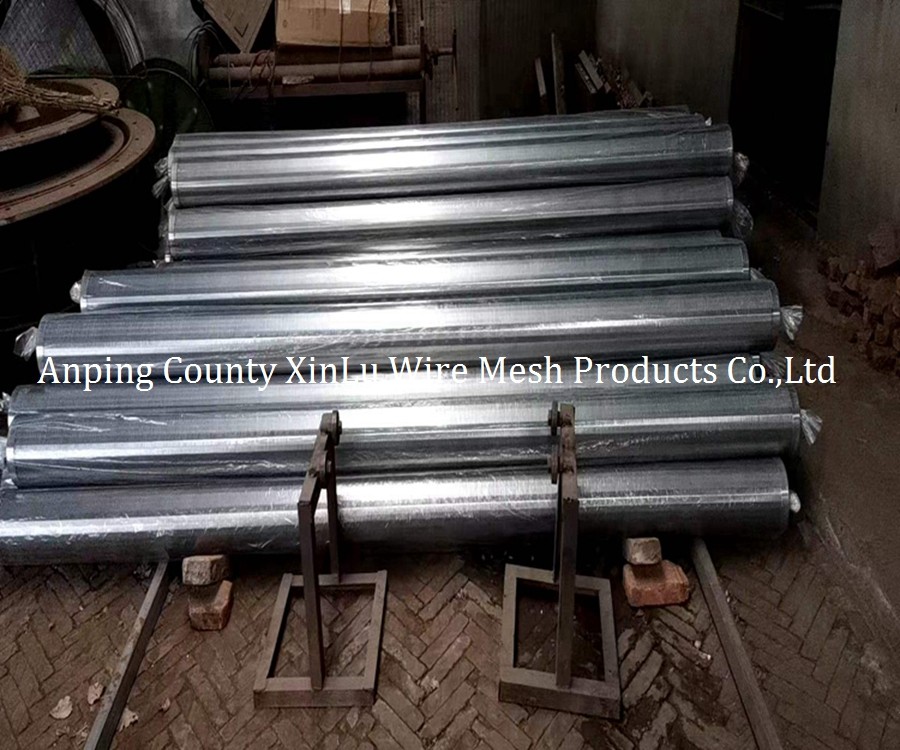 Stainless Steel 2205 Wedge Wire Screen Tube with 219mm Johnson Water Well Screen Pipe
