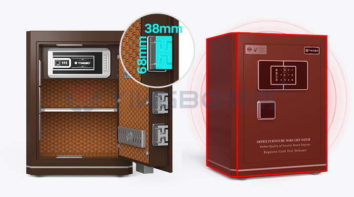Digital Fingerprint Lock Home Safe Box H580mm
