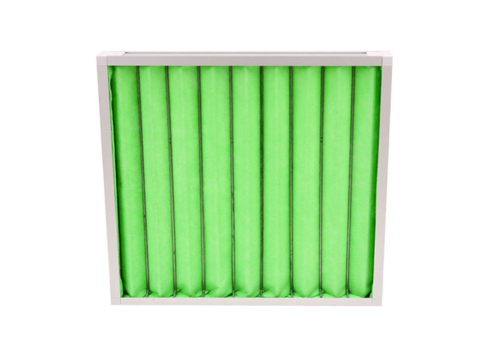 Primary 95% Pleated Panel Filter Aluminum Frame For HVAC System