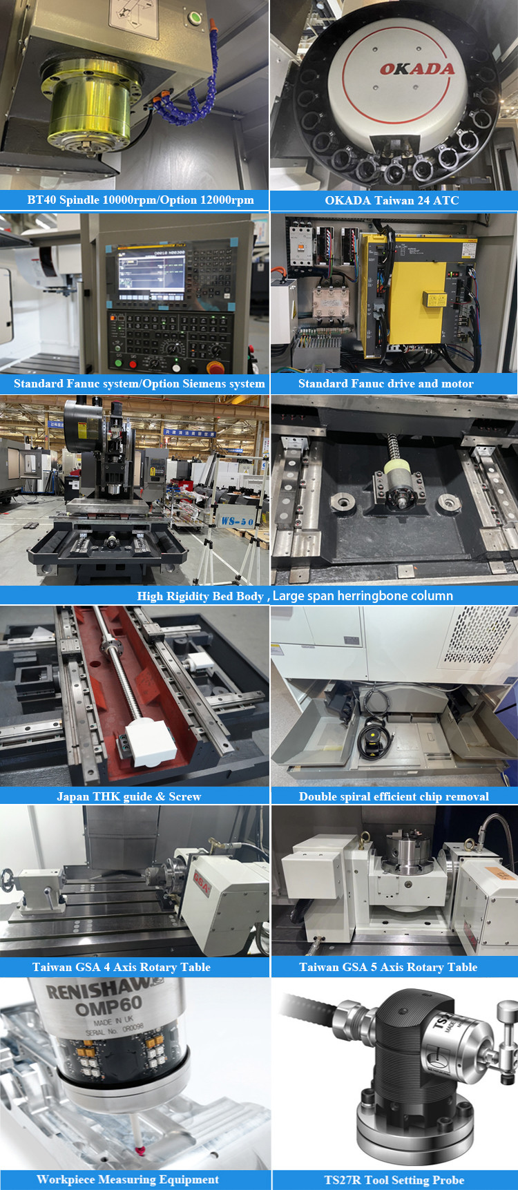 SMTCL VMC850Q 3 Axis Vertical Machining Center CNC VMC Machine 4 Axis CNC Vertical Machining Center