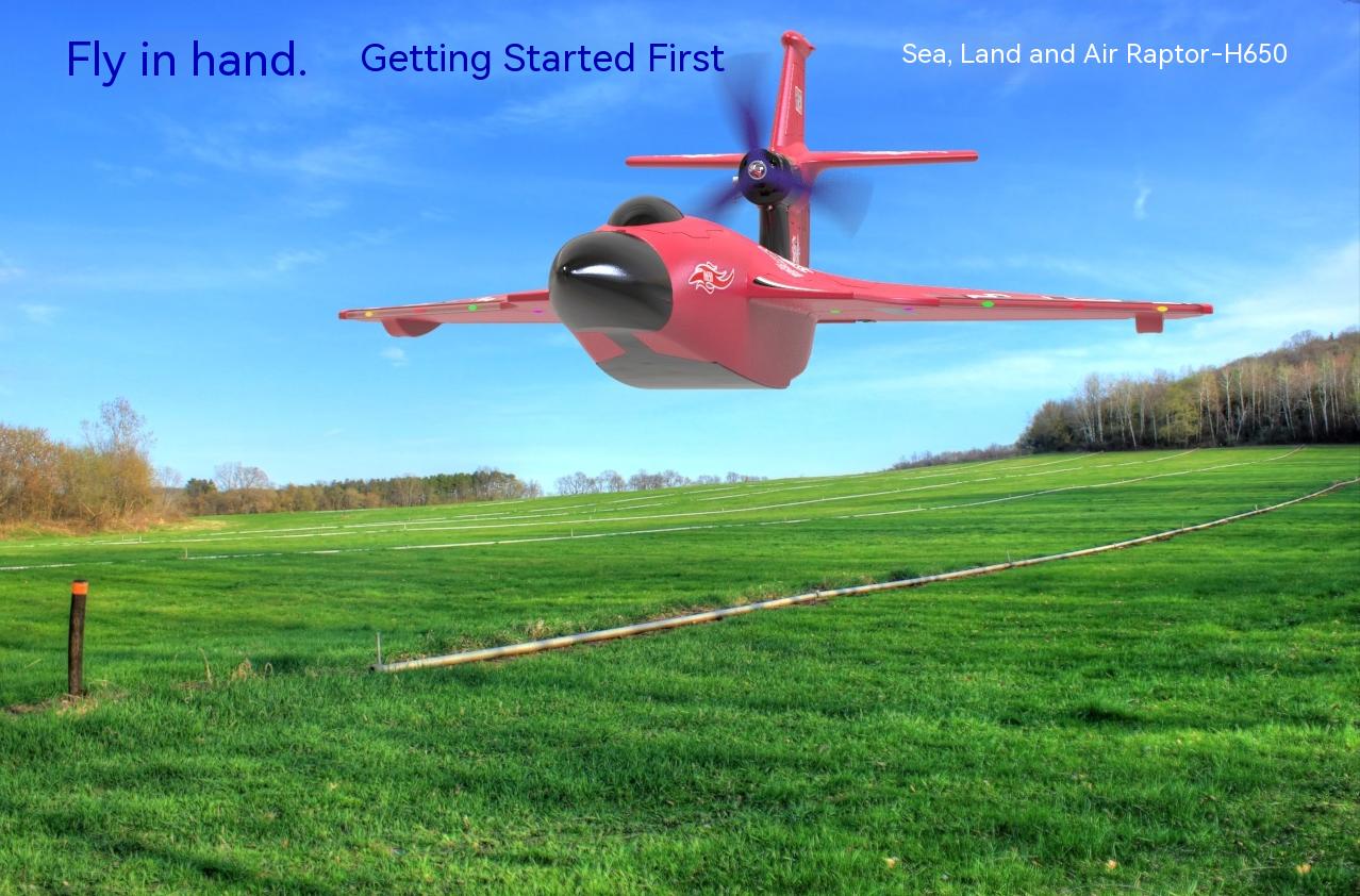 Outdoor H650 Fixed Wing Lightweight 3 In 1 Epp Foam Sea Land Air Long Range Radio Control Rc Aircraft Brushless Diy Fly Toy For Boys