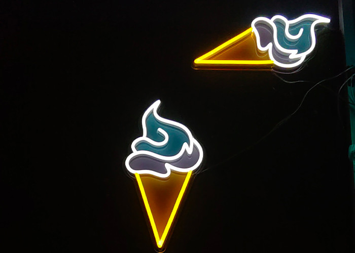 USA Hot sell ice cream custom neon sign Vasten amazon popular pattern