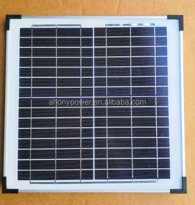 Small Polycrystalline 12v 10w Solar Panel For Garden Home Electric Fence Door Gate