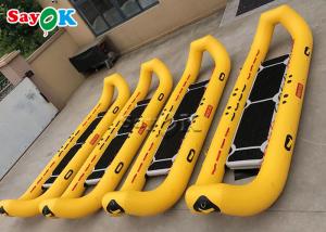 China Yellow PVC Inflatable Boats Rapid Deployment River Raft Kayak Canoe Raft Water Rescue on sale