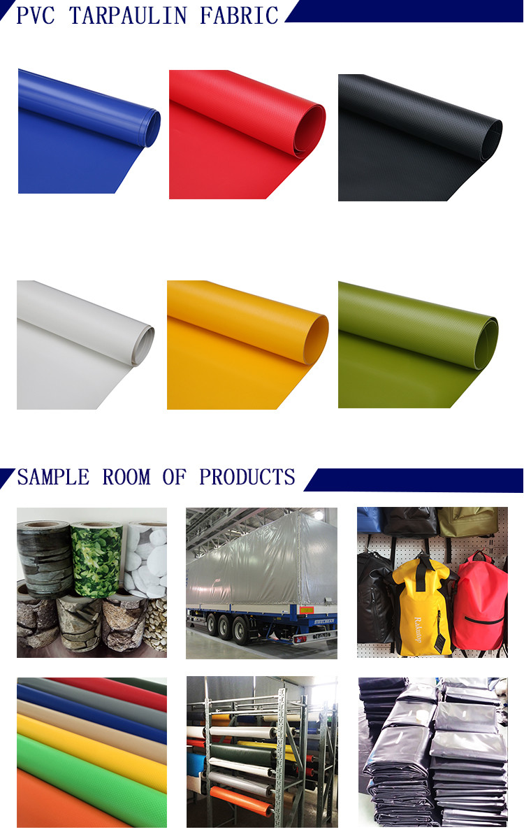 20OZ 680G 1100D PVC Coated Tent Fabric White Coated Cloth
