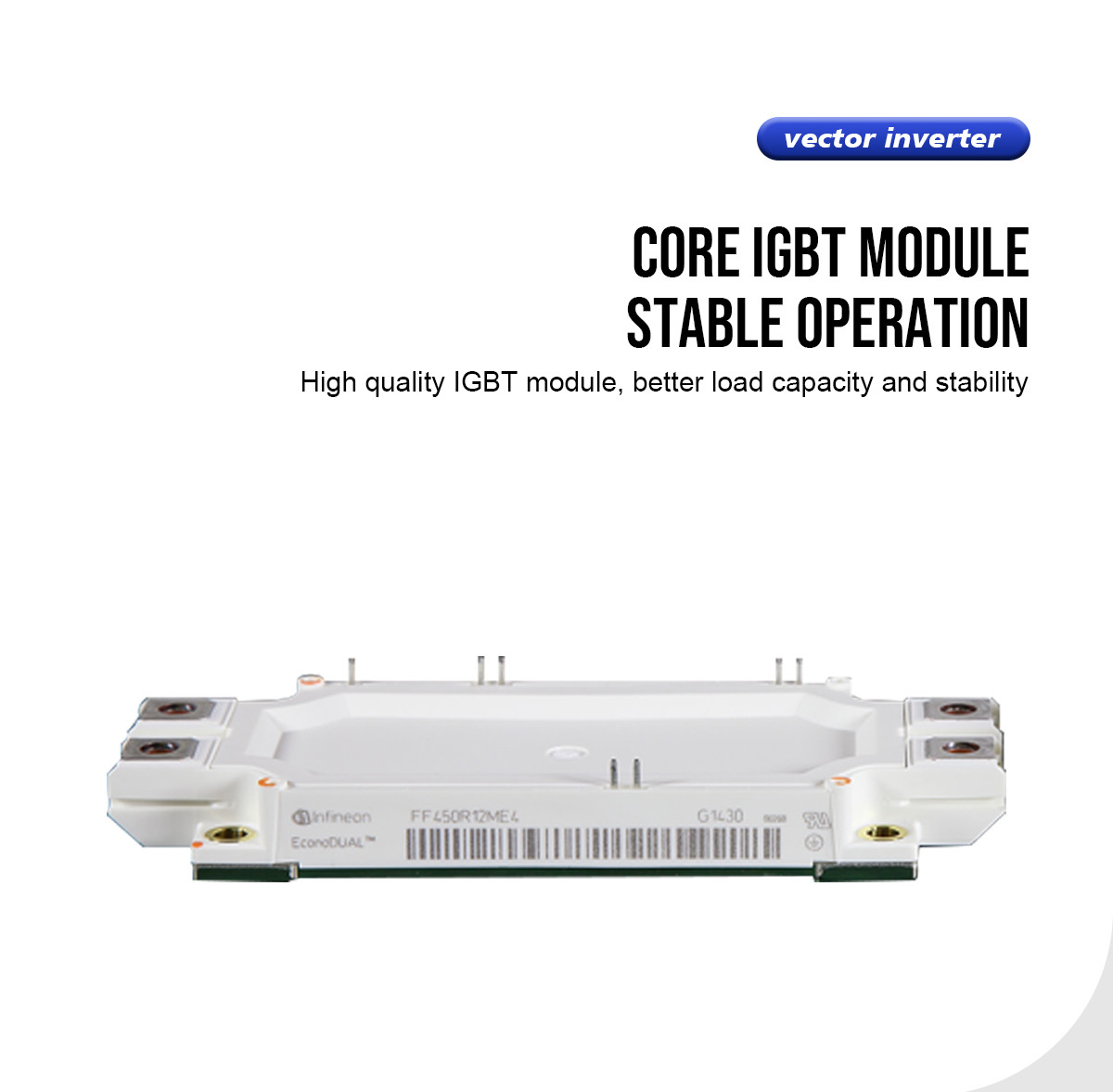 30KW AC Frequency Inverter Motor AC 3 Phase Vector Control
