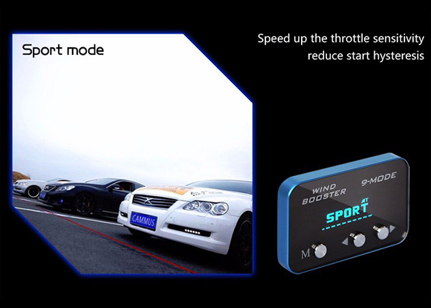 Mode Fine Tuning Car Throttle Controller 9 Mode 51*32.5*6.2mm
