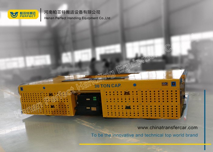 Motorized 35T Material Transfer Cart Trolley Handling Equipments