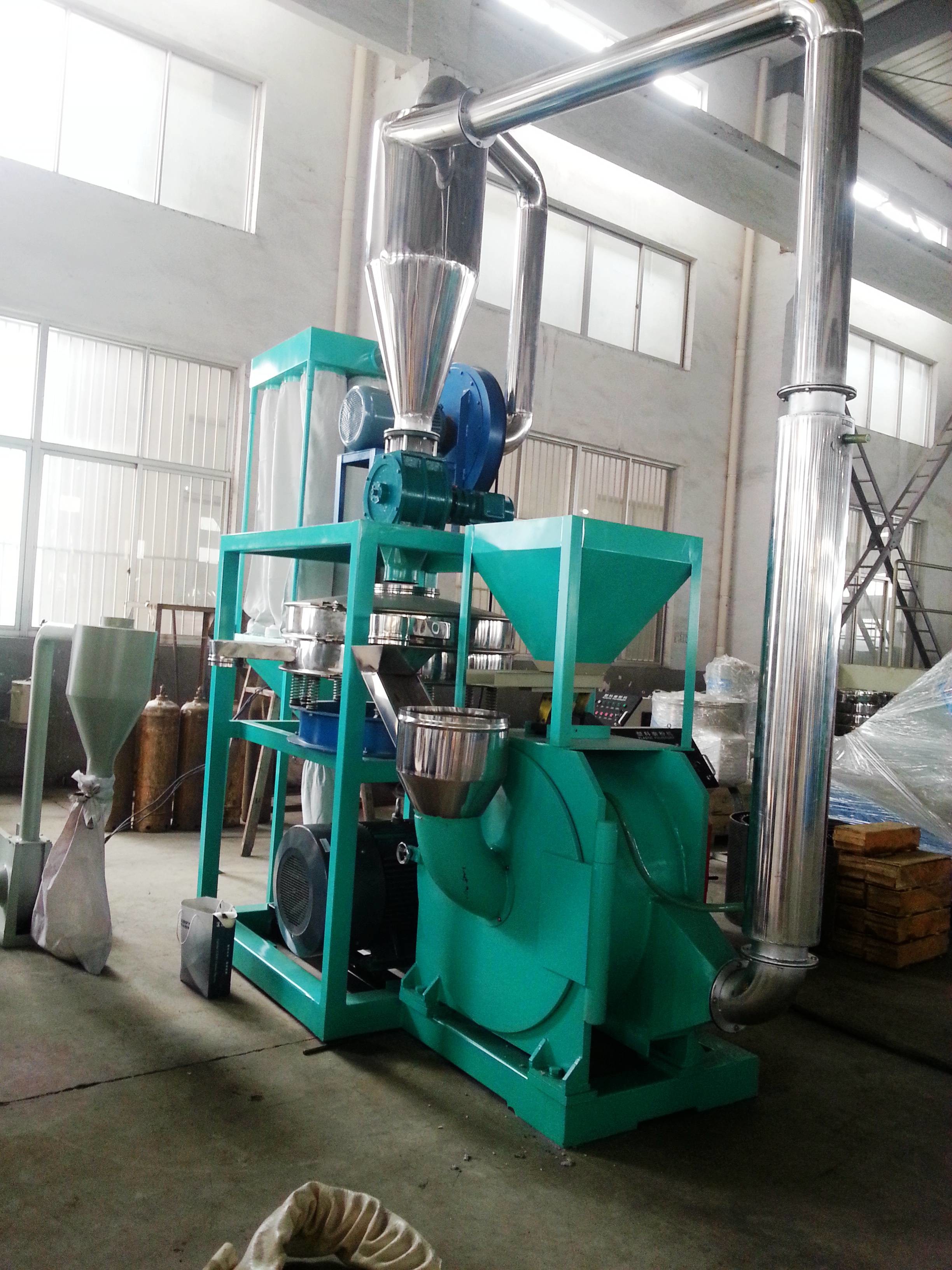 PET High Speed Plastic Milling Machine 75kw Abrasion Resistance For Recycling