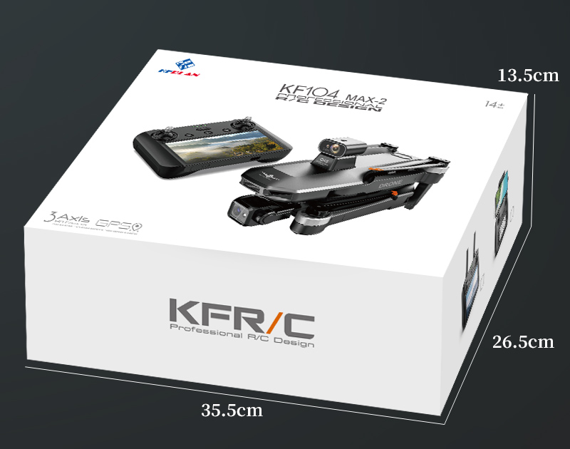Design Kf104 Max 2 Drone Rc 5g Wifi Drone 4k Professional With Aerial 3-axis Anti-shake Gimbal Obstacle Avoidance Brushless Quadcopter